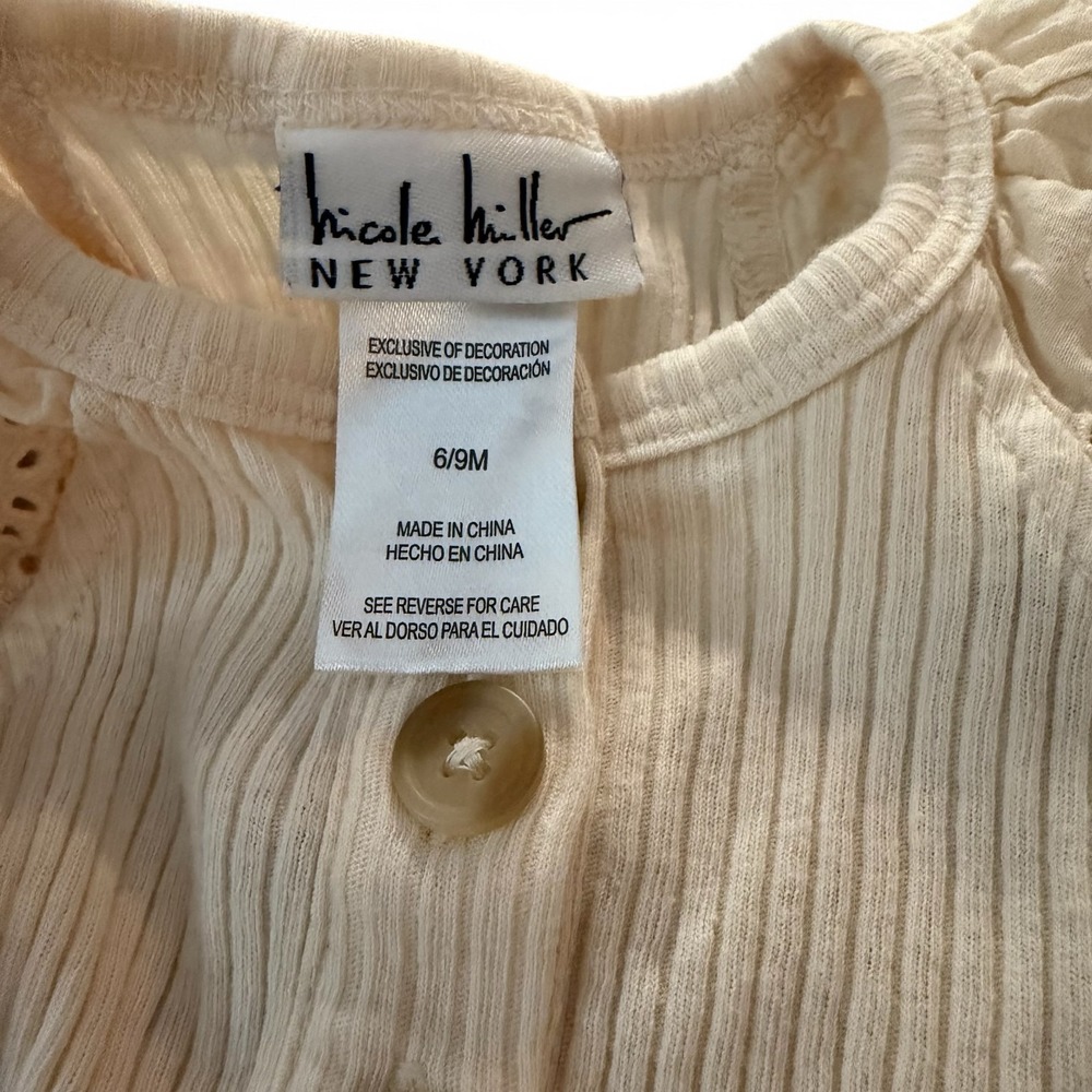 Nicole Miller New York Baby Outfit 6/9 Months - Picture 3 of 3